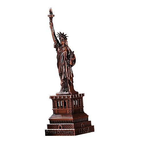 BIUDECO Metallstatue Freiheitsstatue Robustes Dekoratives Modell für Schreibtisch Bürodekoration Geschenkidee Langlebig und Pflegeleicht von BIUDECO