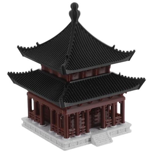 BIUDECO Miniatur Chinesischer Pavillon Aquarium Dekoration Antikes Gebäudemodell Mikrolandschaft Pavillon Aquarium Dekorative Ornamente Landschaften Desktop von BIUDECO