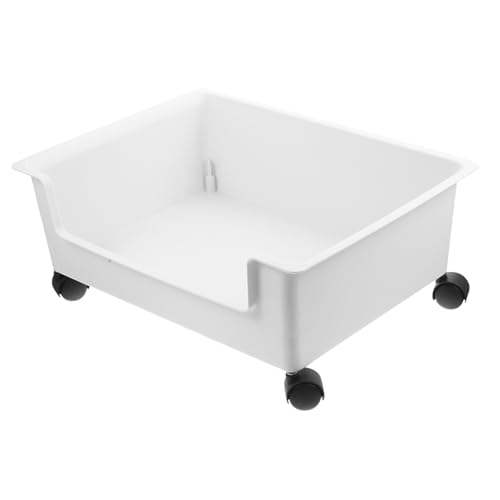 BIUDECO Mobiler Aufbewahrungswagen mit Kompakter Bücherbox für Klassenzimmer und Büro Langlebiger Organizer mit Hoher Tragfähigkeit Einfach zu Reinigen zur Ordentlichen Buchaufbewahrung von BIUDECO