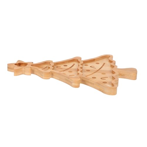 BIUDECO Natürliche Servierplatte Weihnachtsbaumform Vielseitiges Snack und Salat Tablett Dekoratives Käsebrett für Festtage Leichtes Holztablett für Weihnachten und Thanksgiving BIUDECO Natürliche Servierplatte Weihnachtsbaumform Vielseitiges Snack und Salat Tablett Dekoratives Käsebrett für Festtage Leichtes Holztablett für Weihnachten und Thanksgiving von BIUDECO