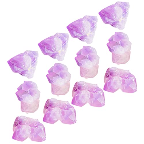BIUDECO Naturstein Deko Dekorative Amethyststeine für Aquarien Vasen und Wohnraumgestaltung Natürliche Glatte Verschiedenen Formen für Kreative Dekoideen von BIUDECO