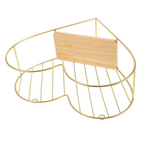 BIUDECO Nordic Style Herzförmiges Wandregal aus und Holz Platzsparender Wandhalter für Wohnzimmer und Schlafzimmer Modernes Dekoratives Aufbewahrungsregal für Bücher und Pflanzen von BIUDECO