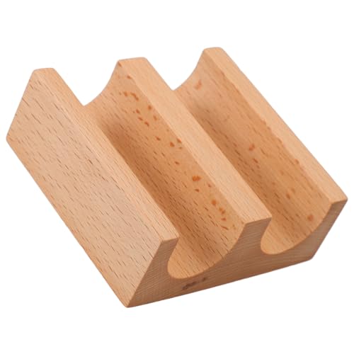 BIUDECO Roll Sushi Ständer Taco Serviertablett Holz Serviertablett Holz Sushi Tabletts Fleischtablett Sushi Zubehör Sushi Taco Halter Sushi Halter Taco Holzständer Holz Sushi von BIUDECO