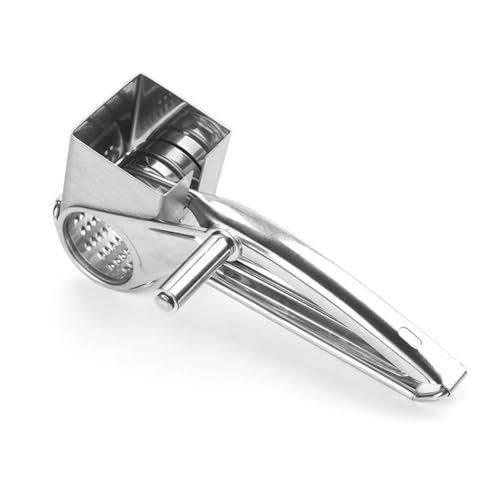 BIUDECO Rotary Käsereibe aus Edelstahl Multifunktionaler Handkurbel käseschredder für Hartkäse Schokolade Gemüse Leicht zu Reinigen und Spülmaschinenfest BIUDECO Rotary Käsereibe aus Edelstahl Multifunktionaler Handkurbel käseschredder für Hartkäse Schokolade Gemüse Leicht zu Reinigen und Spülmaschinenfest von BIUDECO