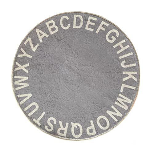 BIUDECO Runder Krabbelteppich Alphabet Spielmatte für Kinderzimmer rutschfest und Komfortabel Entspannen BIUDECO Runder Krabbelteppich Alphabet Spielmatte für Kinderzimmer rutschfest und Komfortabel Entspannen von BIUDECO