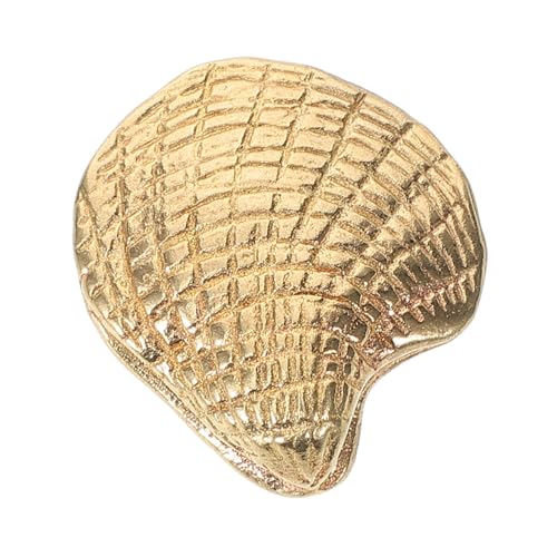 BIUDECO Schalenförmiger Möbelgriff aus Messing Eleganter Schubladenknopf für Kommode Schrank und Möbel Robuster Dekorativer Türknopf für Vintage und Moderne von BIUDECO