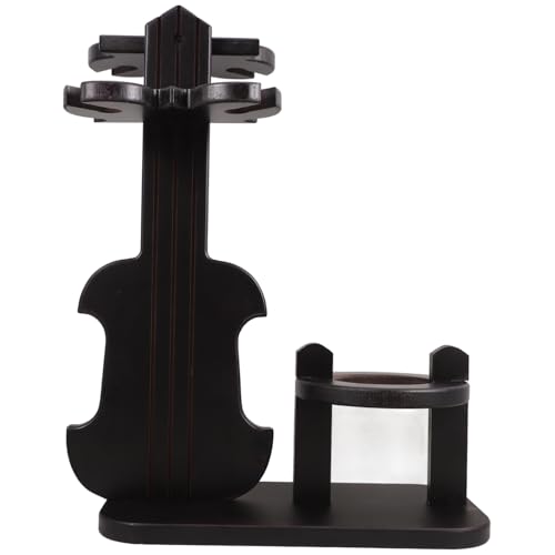 BIUDECO Vintage Holz Weinregal Violinendesign Tisch Weinflaschenhalter Elegant für Zuhause Bar Party Weinflaschen und Gläser Aufbewahrung und Dekorativ BIUDECO Vintage Holz Weinregal Violinendesign Tisch Weinflaschenhalter Elegant für Zuhause Bar Party Weinflaschen und Gläser Aufbewahrung und Dekorativ von BIUDECO