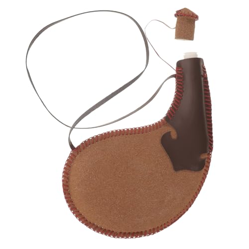 BIUDECO Vintage Leder Wasserbeutel Bota Bag mit Schultergurt Robuster Wasserbehälter für Outdoor Aktivitäten Wie Camping Wandern und Angeln Sicher und Tragbar Handgefertigt Natürlicher BIUDECO Vintage Leder Wasserbeutel Bota Bag mit Schultergurt Robuster Wasserbehälter für Outdoor Aktivitäten Wie Camping Wandern und Angeln Sicher und Tragbar Handgefertigt Natürlicher von BIUDECO