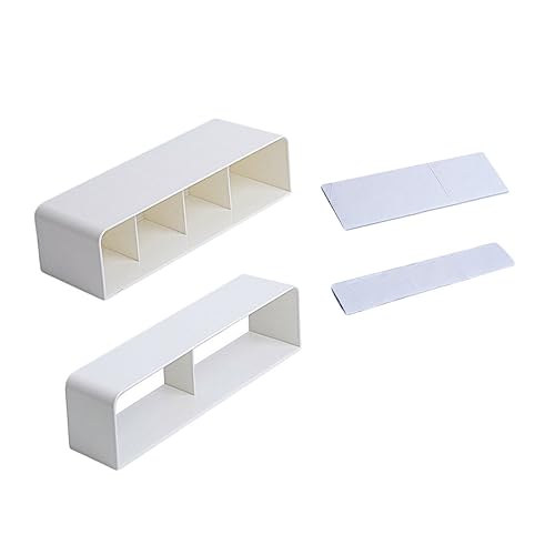 BIUDECO Wandmontierter Regenschirmhalter mit Klebehalterung Platzsparendes Fächer Aufbewahrungsregal für Regenschirme und Gehstöcke Wasserauffangendes Design für Eingangsbereich und von BIUDECO