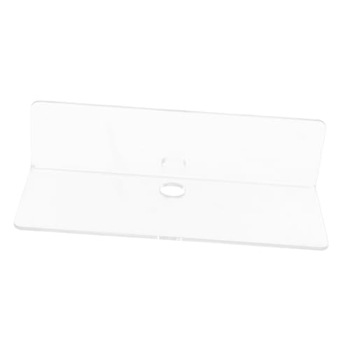 BIUDECO Wandmontiertes Transparentes Acrylregal Vielseitige Halterung für Schlafzimmer Badezimmer und Langlebig und Platzsparend für Dekoration und Aufbewahrung von BIUDECO