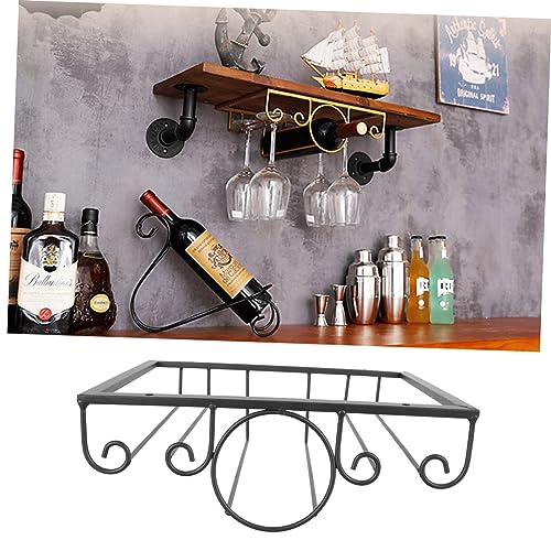 BIUDECO Weinregal zum Hängen mit Rundnut Stabiles Glashalter für Weingläser Platzsparend und Robust Geeignet für Bar Küche Restaurant Langlebiger Eleganter Rotweinglashalter BIUDECO Weinregal zum Hängen mit Rundnut Stabiles Glashalter für Weingläser Platzsparend und Robust Geeignet für Bar Küche Restaurant Langlebiger Eleganter Rotweinglashalter von BIUDECO