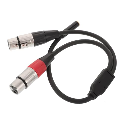 BIUDECO Xlr Adapterkabel Klinke Dual Xlr Female Polig Vergoldet Doppelt Abgeschirmt Kompatibel mit Mikrofon Professioneller Audio Verbindung von BIUDECO