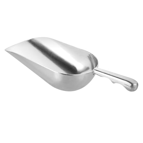 BIUDECO Zinklegierung Lebensmittel schaufel Ergonomischer Griff Glatte Oberfläche Vielseitige Mehlschaufel für Eis Reis Nüsse und Trockenfrüchte Küchenhelfer für Haushalt Supermarkt von BIUDECO