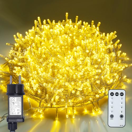 BIUDN 1500 LED Lichterkette Außen,75M Weihnachtsbaum Lichterkette Außen 8 Modi Timer Wasserdicht 4 Helligkeitsstufen Lichterkette Outdoor,Geeignet für Feste, Hochzeiten und Weihnachtsbäume. BIUDN 1500 LED Lichterkette Außen,75M Weihnachtsbaum Lichterkette Außen 8 Modi Timer Wasserdicht 4 Helligkeitsstufen Lichterkette Outdoor,Geeignet für Feste, Hochzeiten und Weihnachtsbäume. von BIUDN