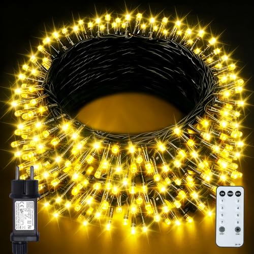 BIUDN 300LED Lichterkette Außen,15M Lichterkette innen Warmweiße 8 Modi Timer Funktion 4 Helligkeitsstufen Lichterkette Outdoor Strom,Geeignet für Feiern,Weihnachtsbaum,Zimmereingänge,Gärten usw. BIUDN 300LED Lichterkette Außen,15M Lichterkette innen Warmweiße 8 Modi Timer Funktion 4 Helligkeitsstufen Lichterkette Outdoor Strom,Geeignet für Feiern,Weihnachtsbaum,Zimmereingänge,Gärten usw. von BIUDN