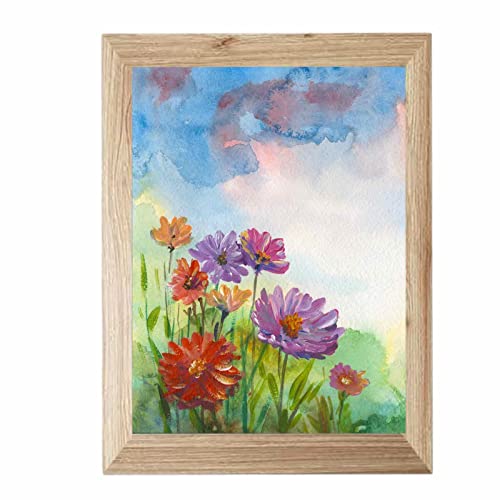 Kinder Kunst Bilderrahmen Aufklappbare Kunst Fotorahmen Frontöffnung Befüllbar Bilderrahmen Acryl Dynamischer Rahmen Portraitrahmen Picture Frame Poster Rahmen Für Fotos, Poster, Puzzles, 35x26,5x4cm von BIUDUI