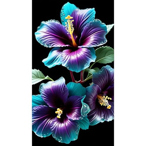 Hibiskus Pflanze Set XXL - Pflegeleichte Riesenblüten, Winterhart bis -15°C - Balkon/Garten Paradies|Schnellwachsend für Sichtschutz-4 zwiebeln-B von BIUPOW
