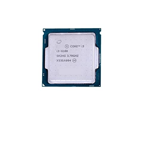 Prozessor Core I3 6100 3,7 GHz 3 MB Cache Dual-Core 51 W CPU Prozessor SR2HG LGA1151 Reaktionsschnell und leistungsstark von BIURKA