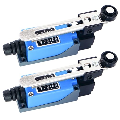 2PCS Endschalter Me-8108 Rollenschwenkhebel 1nc-1no Wasserdichter Endschalter 250v, Rollenhebelarm-Endschalter Für Elektrische Steuerungen in Mechanik, Automatisierung Und Industrie von BIVOFU