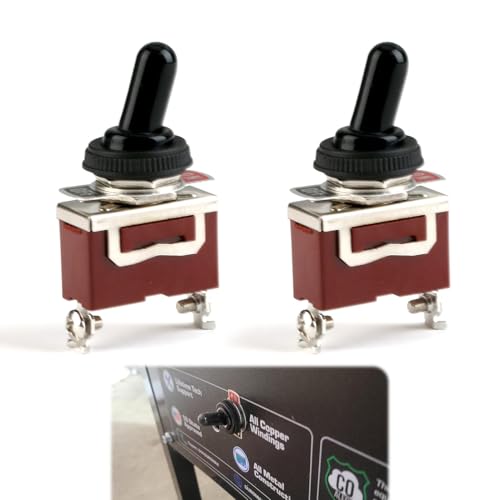 2pcs Wasserdichter Marine-Kippschalter, Kippschalter 12v, Kippschalter 230v, Zweipoliger Doppel Toggle Switch 12v Dc, 15a, 2 Polig, Ein/Aus Spst Mit Wasserdichter Kappe Ideal Für Auto, Lkw, Boot 2pcs Wasserdichter Marine-Kippschalter, Kippschalter 12v, Kippschalter 230v, Zweipoliger Doppel Toggle Switch 12v Dc, 15a, 2 Polig, Ein/Aus Spst Mit Wasserdichter Kappe Ideal Für Auto, Lkw, Boot von BIVOFU