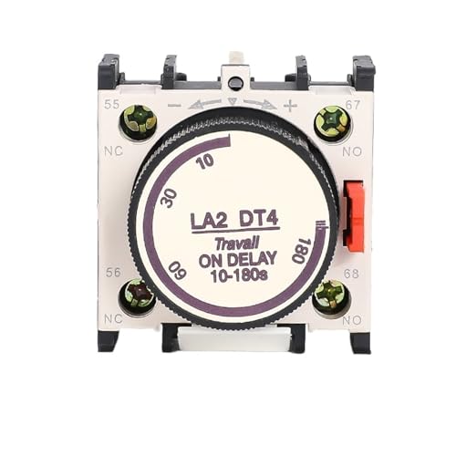BIVOO 1PCS LA3DR0 LA3DR2 LA3DR4 LA2DT0 LA2DT2 LA2DT4 Air Power On/Off Verzögerung Kontakt 1NO + 1NC for CJX2 Serie AC Schütz (Color : LA2 DT4) von BIVOO