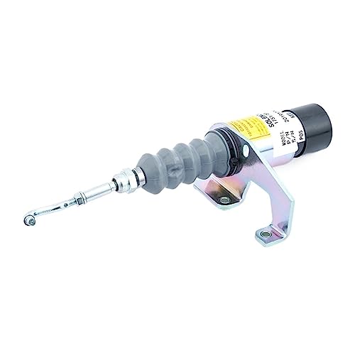 BIVOO DC 24 V Links montiertes Dieselkraftstoff-Abschaltmagnetventil SA-3765-24 Dieselmotor-Ersatzteile Stopp-Magnetventil SA-3765-24 (Size : 12V) von BIVOO