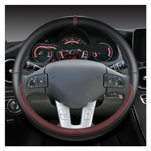 BIVOO Lenkradbezug Für Kia Für Ceed 2010 2011 2012 38CM Auto Lenkrad Abdeckung Lenkrad Naben Lenkradschutz (Farbe : 10) von BIVOO