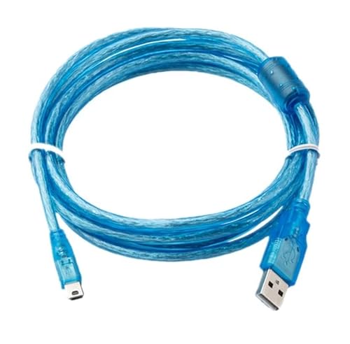 USB-MR-J3 Mini for MR-J4, MR-JE Serie Servoantriebsverbindung, Computer-Programmierung, Kommunikationskabel, Blau (5 m) von BIVOO