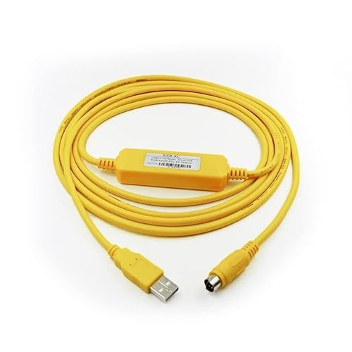 USB-XC for XC-Serie und andere SPS-Kommunikationskabel, universelles Download-Datenkabel II, Gelb (3 m) von BIVOO