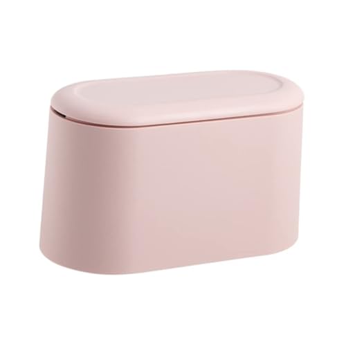 Desktop-Mülleimer mit aufklappbarem Deckel, nordisch-japanischer Stil, farbenfrohe und wunderschöne Aufbewahrungsbox, Kleiner Mülleimer von BIVVI