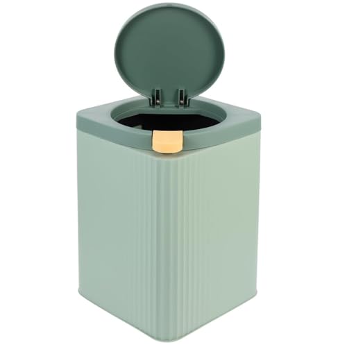Garbage Bin Household Toilet Bathroom Living Room with Lid Kitchen Bedroom Foot Operated Paper Basket von BIVVI