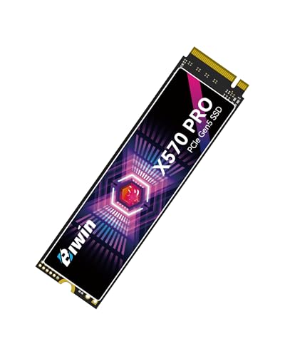 BIWIN Black Opal X570PRO Gen5 Gaming SSD 1TB - bis zu 14000 MB/s Lesen - M.2 2280 NVMe PCIe 5.0 mit DRAM Cache, Professionelle Interne Festplatte für Laptop & Desktop PC von BIWIN