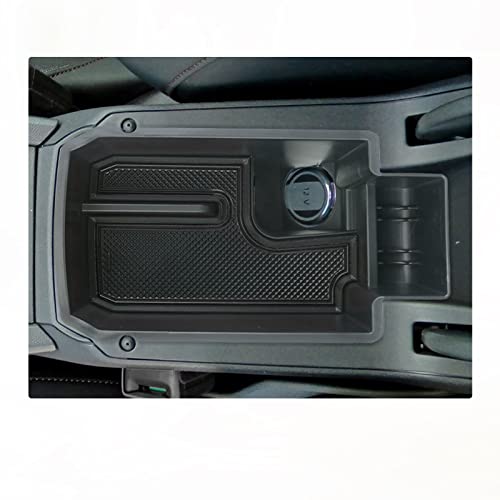 BIXUAN kompatibel mit Seat Leon MK4 KL1/8 Cupra Formentor 2020-2023 2024 Mittelkonsole Aufbewahrungsbox mit Rutschfester Matte Ablagefach Zubehör Armlehne Organizer Tray Mittelarmlehne Handschuhfach von BIXUAN