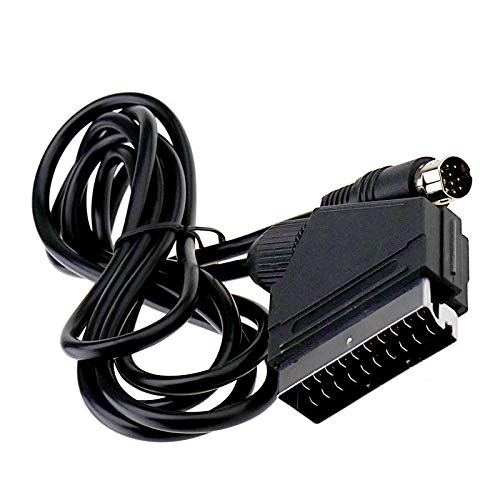 BIYM 1,8 m 6 m RGB Scart AV Kabel Stecker Audio Video Scart Konsole Kabel TV Kabel kompatibel mit Sega Saturn Schwarz BIYM 1,8 m 6 m RGB Scart AV Kabel Stecker Audio Video Scart Konsole Kabel TV Kabel kompatibel mit Sega Saturn Schwarz von BIYM