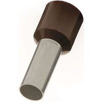 Bizline - 225008 Aderendhülsen (x100) Einzelader 10mm² 12mm/AWG8 braun von BIZLINE