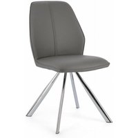 4x Maxwell Pu grauer Stuhl von BIZZOTTO
