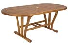 Ausziehbarer Ovaler Outdoor-Tisch aus Akazienholz 150 / 200x90x h74 cm von BIZZOTTO
