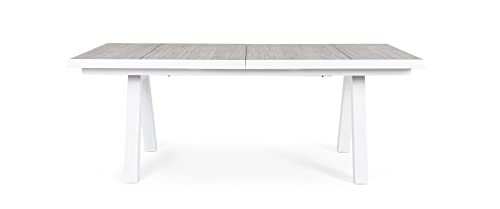 BIZZOTTO Ausziehbarer Tisch KRION 205/265 cm, Weiß von BIZZOTTO
