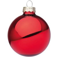 Glänzende granatrote Weihnachtskugel Ø6 cm von BIZZOTTO