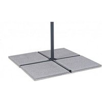 Set 4 Fliesen 50x50 graue Zementmischung 20kg von BIZZOTTO