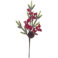 Wählen Sie Jennie Berries Red C-Pine Cone H45Cm von BIZZOTTO