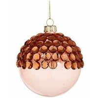 Weihnachtskugel Weihnachtskugel aus Glas Lachs jewel 8 cm Weihnachtskugel Weihnachtskugel aus Glas Lachs jewel 8 cm von BIZZOTTO