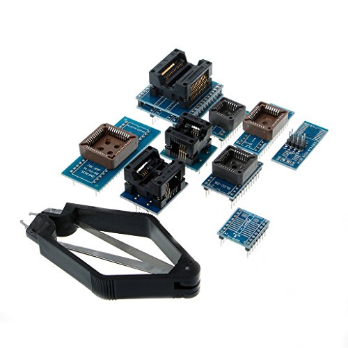 BIlinli 10 Programmer Adapter Sockets Kit für TL866CS TL866A EZP2010 mit IC Extractor von BIlinli