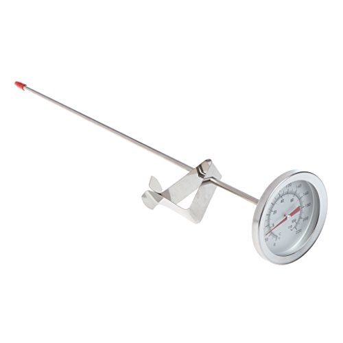 BIlinli 12"Edelstahl Zifferblatt Thermometer Sonde Homebrew Brühkessel Temperaturmessung Brühthermometer von BIlinli