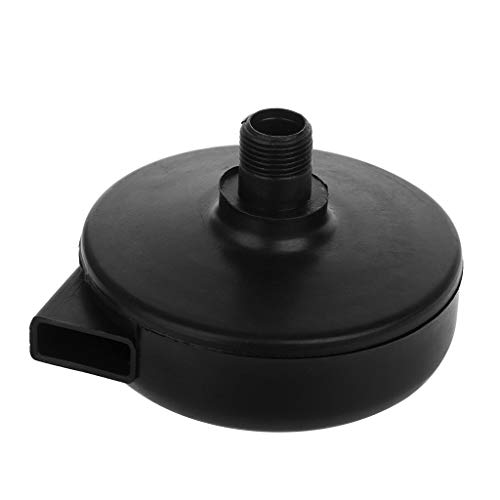 BIlinli 16 / 20mm schwarzer Kunststoff-Außengewinde Schalldämpfer Luftfilter Schalldämpfer Kompressor von BIlinli