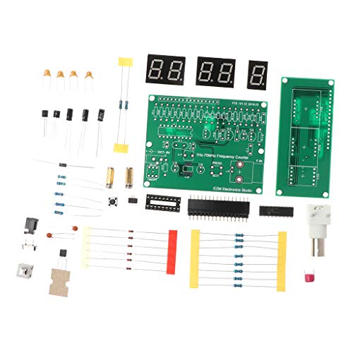 BIlinli 1Hz-75MHz Frequenzzähler 7V-9V 50mA DIY Kit Cymometer Modul Tester Meter von BIlinli