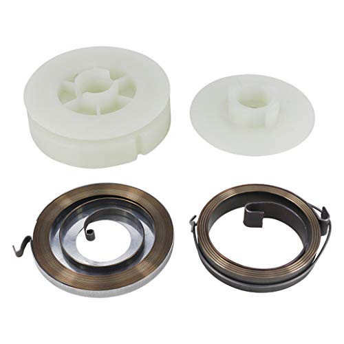 BIlinli 3 Stück elektrische Kettensäge Easy Starter Pulley mit 2 Federn Fit Kettensäge 4500 5200 von BIlinli