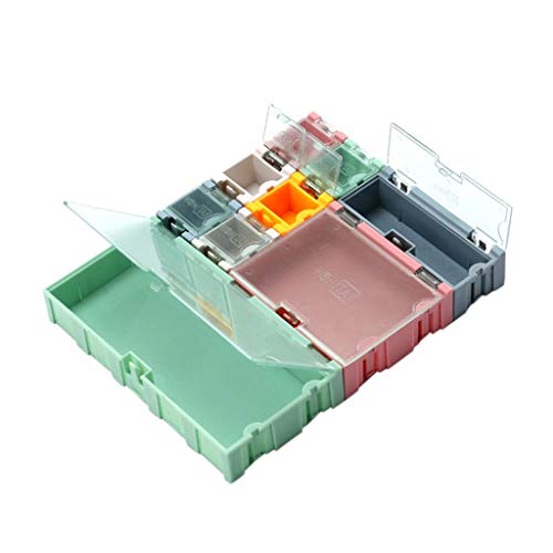 BIlinli 9 Teile/Satz SMD Container SMT IC Elektronische Komponente Mini Aufbewahrungsbox Schmuck Fall von BIlinli