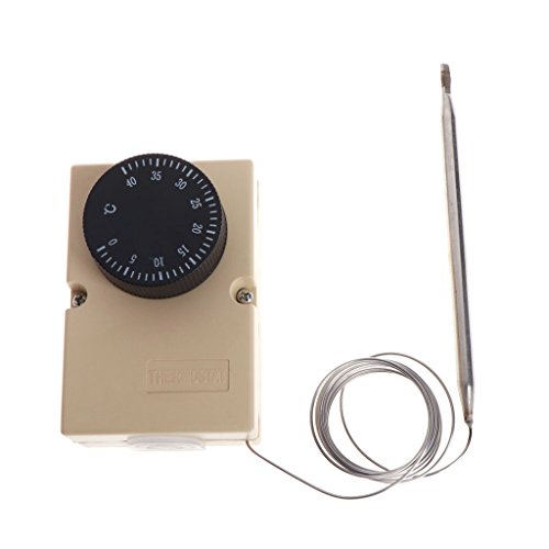 BIlinli AC220V 0-40 ℃ Temperaturschalter-Kapillar-Thermostatregler mit wasserdichter Box von BIlinli