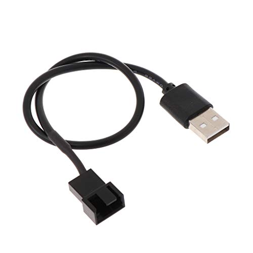 BIlinli USB 2.0 A Stecker auf 3-Pin / 4-Pin Stecker Adapterkabel für 5V Computer PC Lüfter von BIlinli